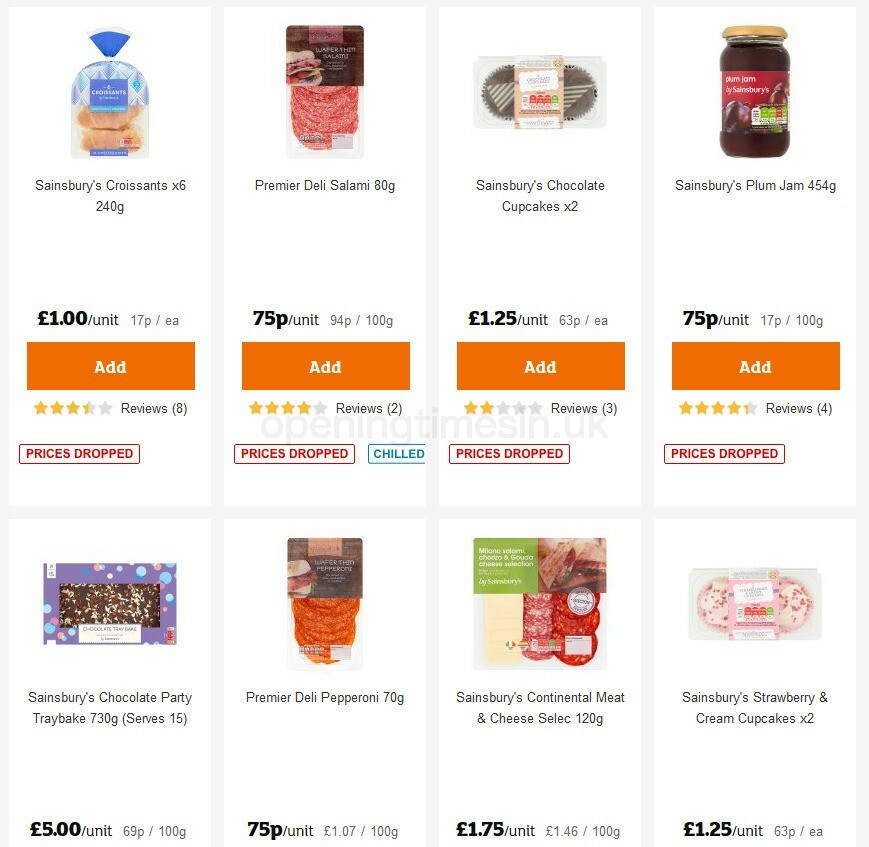 Sainsbury's Offers from 9 October