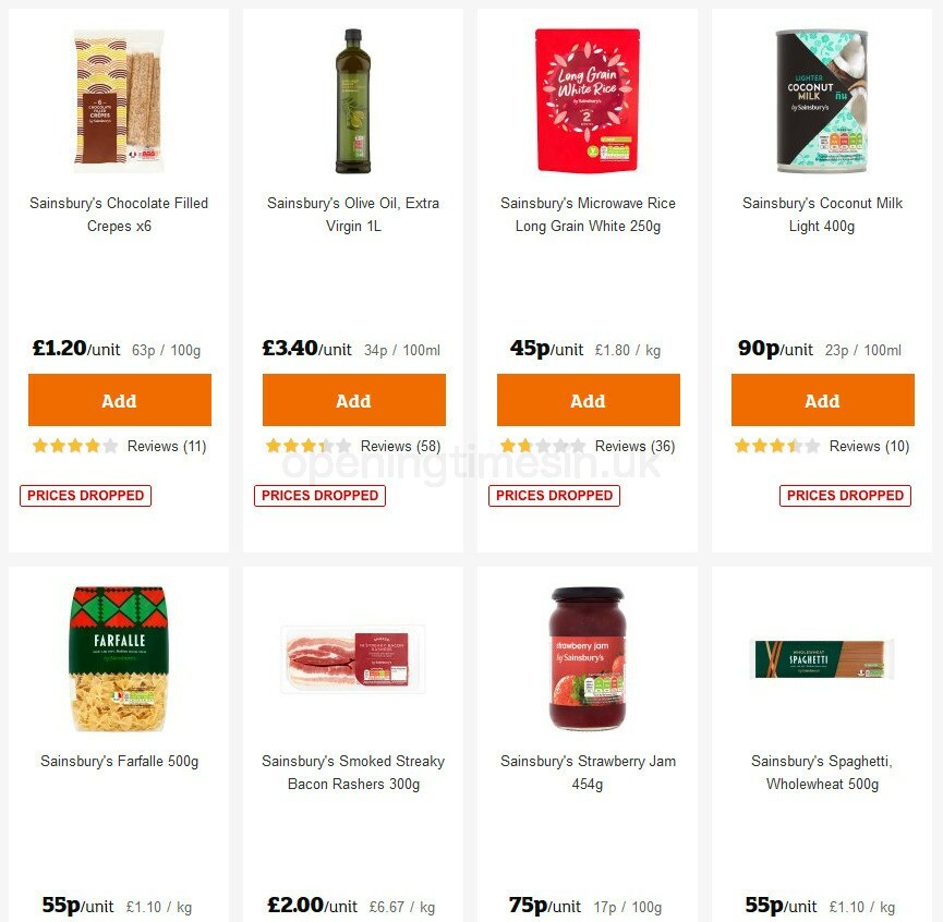 Sainsbury's Offers from 15 October