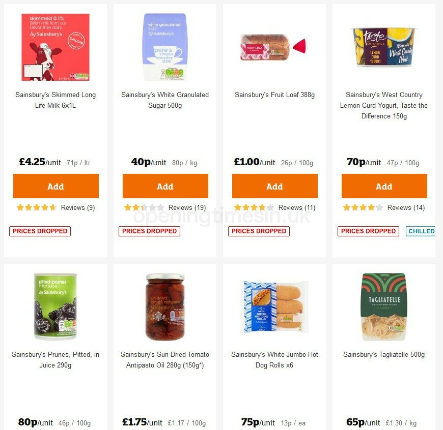 Sainsbury's Offers from 15 October