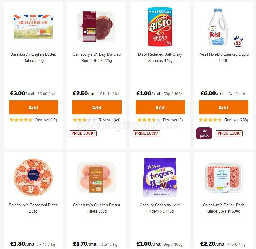 Sainsbury's Offers from 23 October