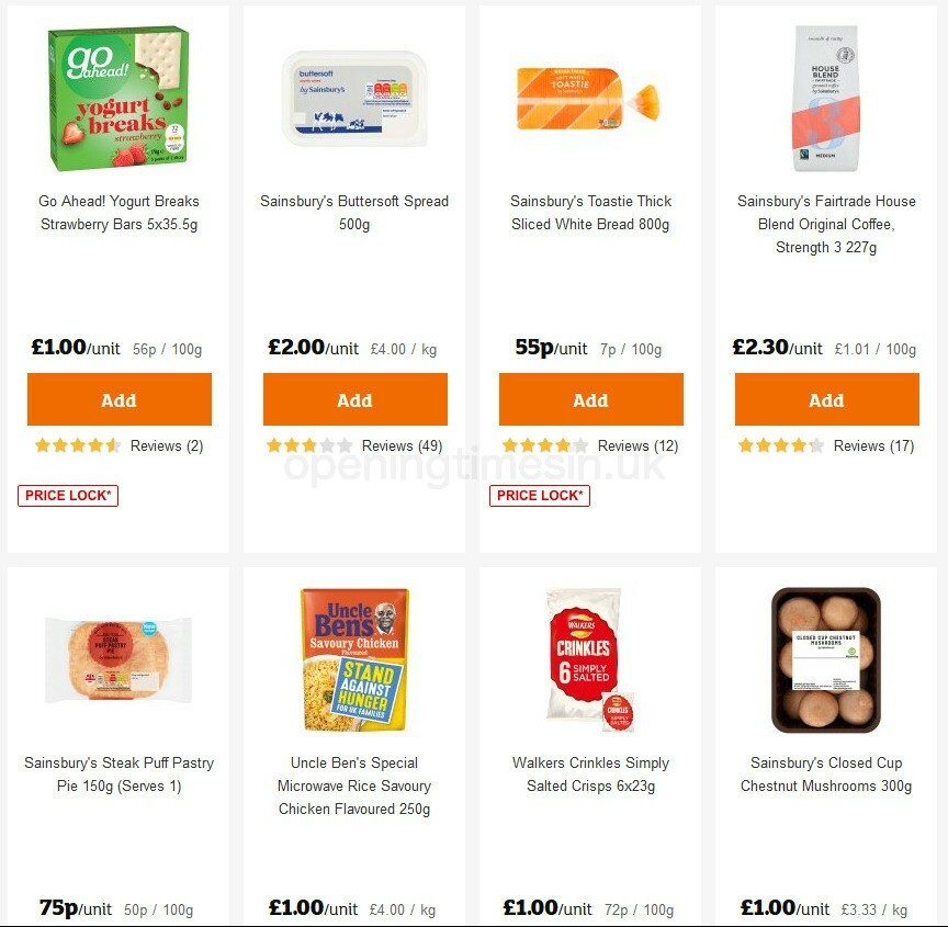 Sainsbury's Offers from 23 October