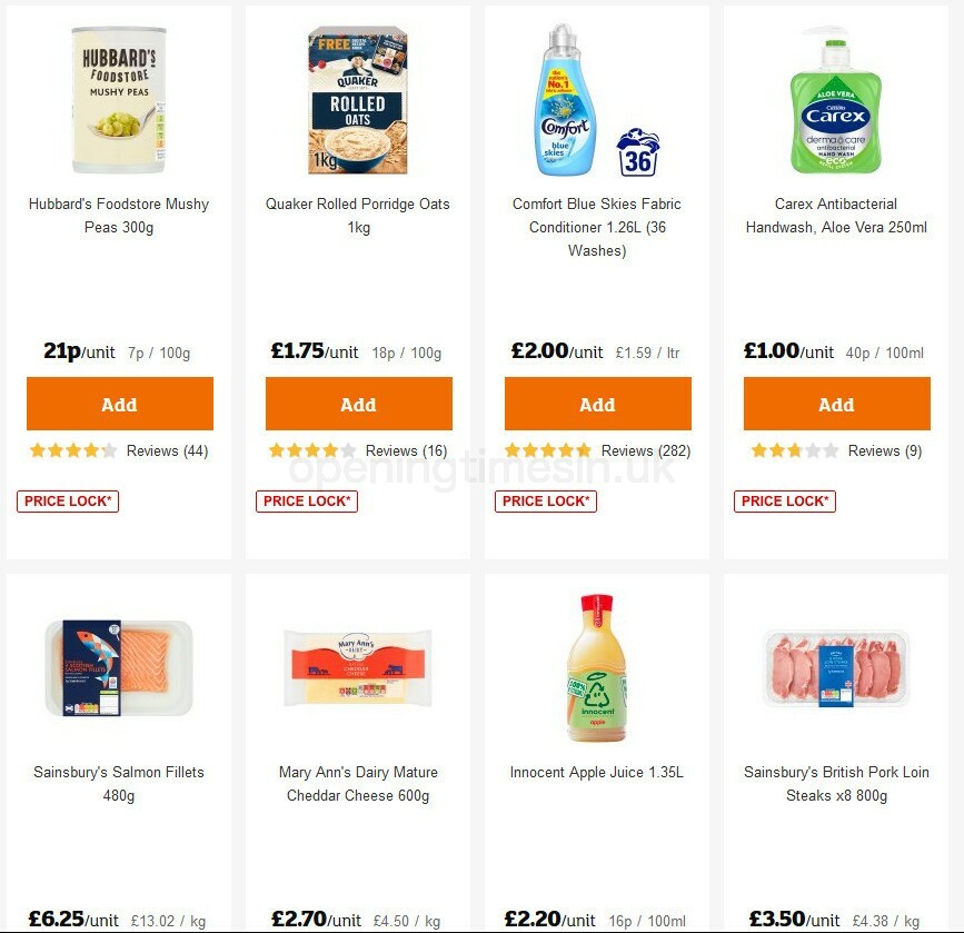 Sainsbury's Offers from 23 October