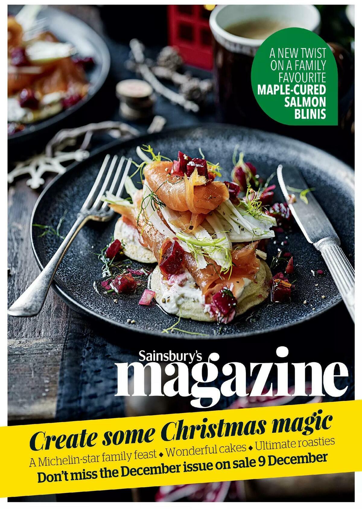 Sainsbury's Magazine November 2020 Offers from 1 November