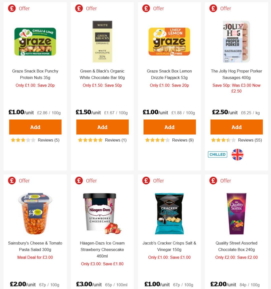 Sainsbury's Offers from 13 November