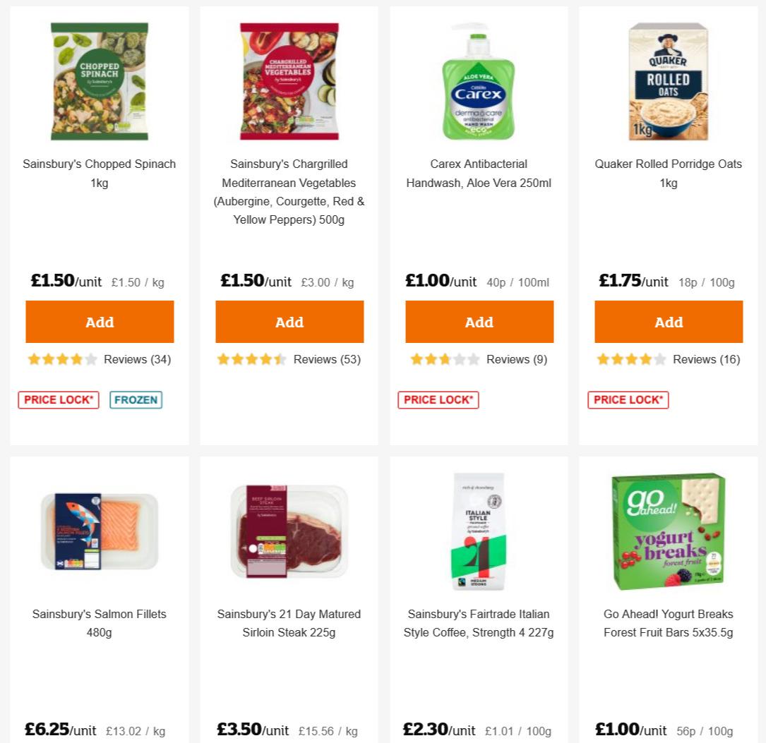 Sainsbury's Offers from 27 November