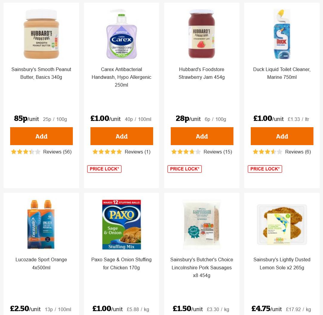 Sainsbury's Offers from 27 November