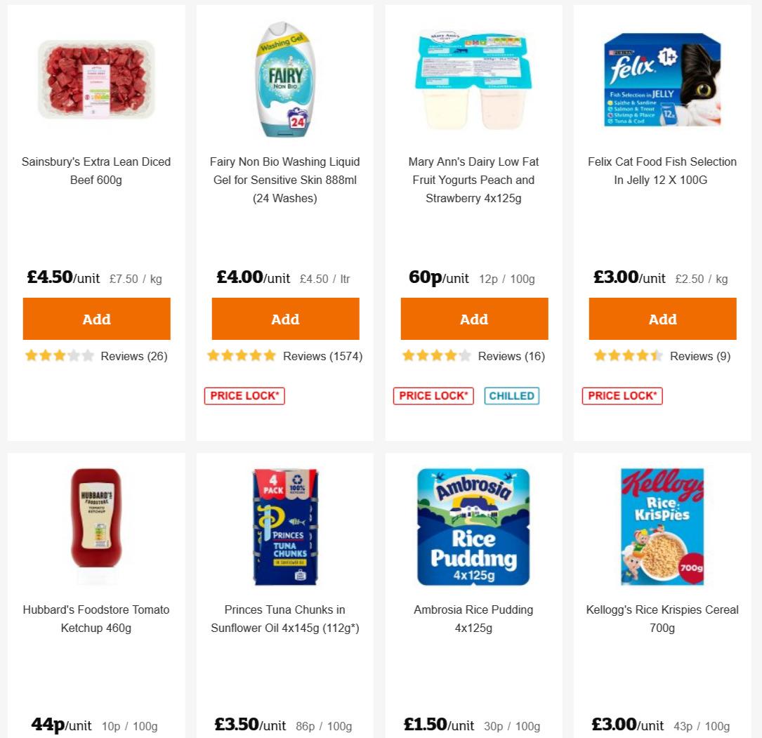 Sainsbury's Offers from 27 November