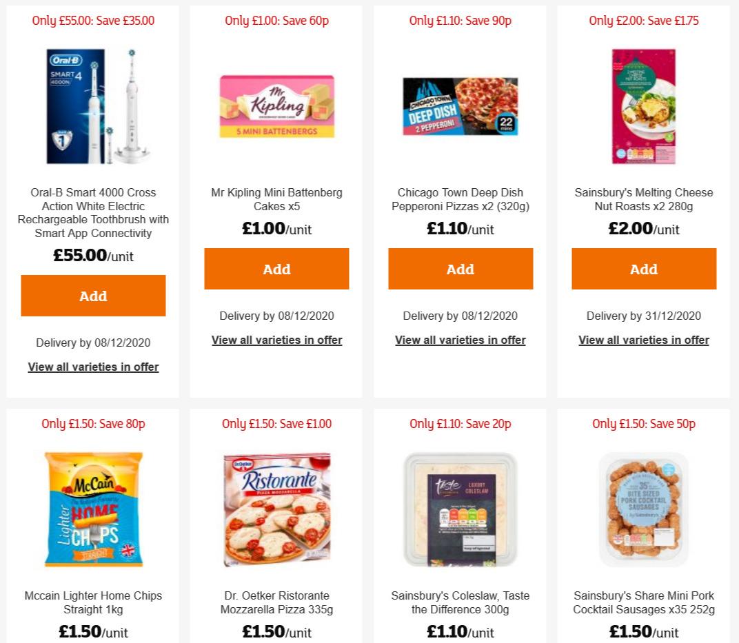 Sainsbury's Offers from 27 November