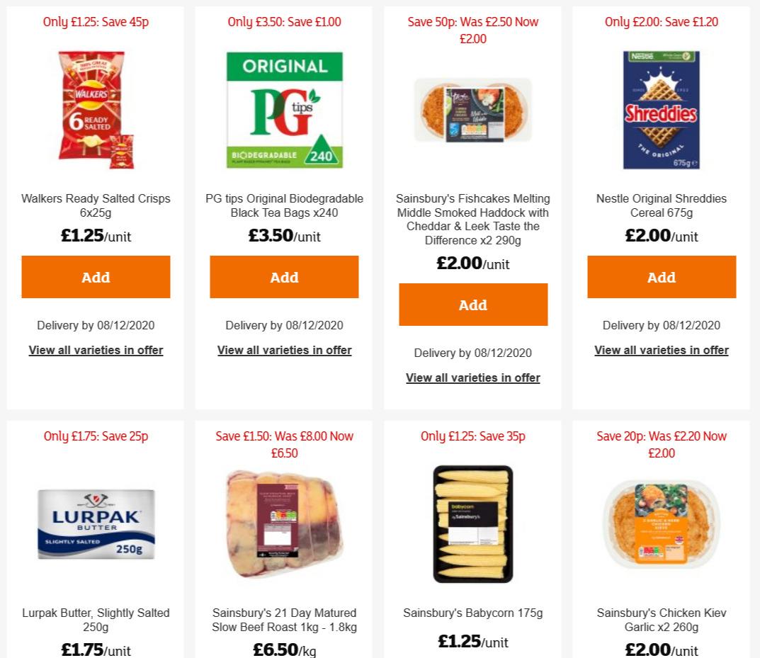 Sainsbury's Offers from 27 November