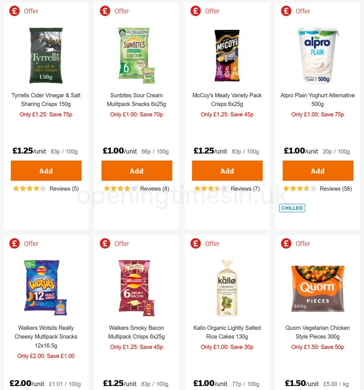 Sainsbury's Offers from 8 January