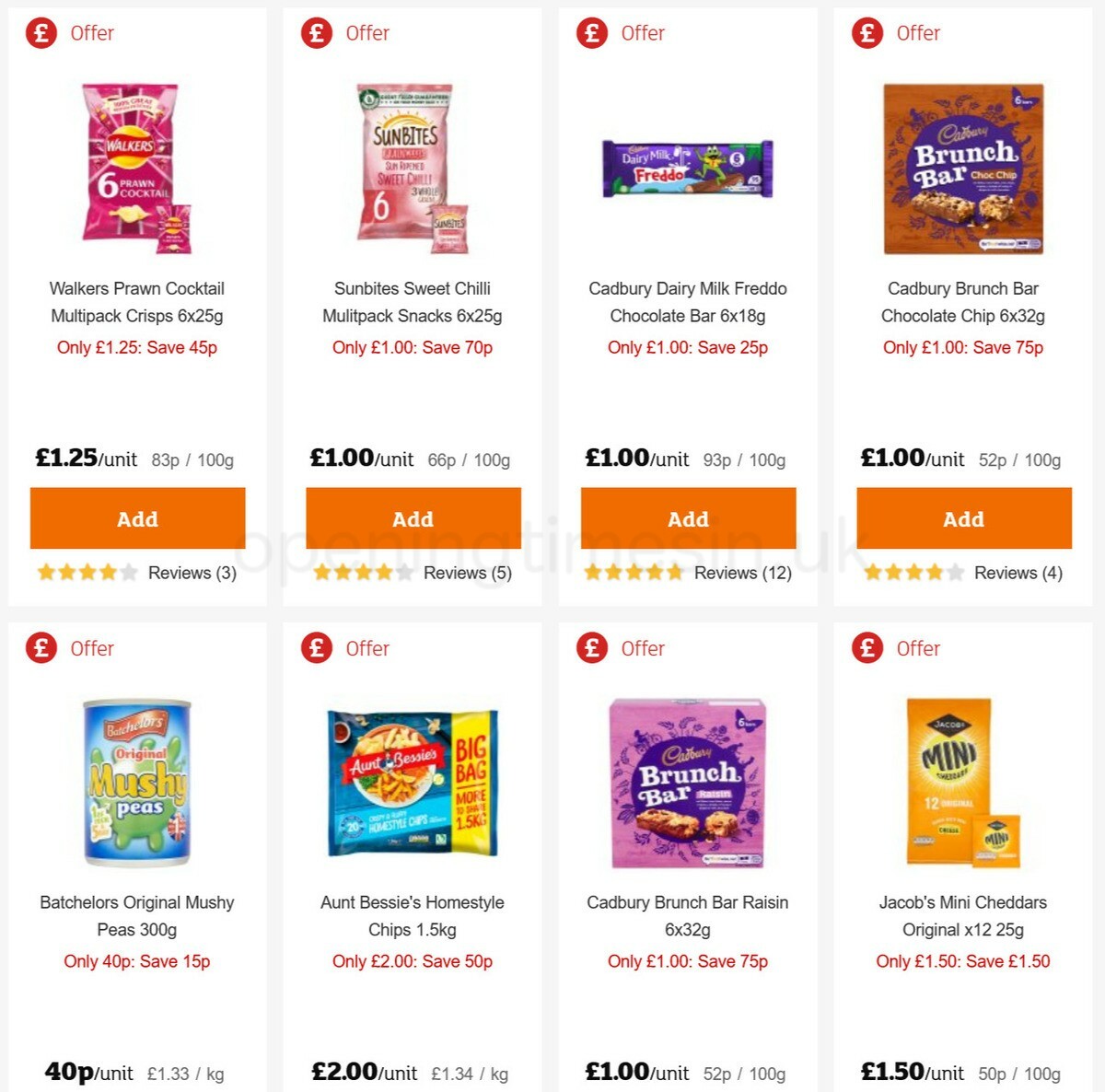 Sainsbury's Offers from 8 January