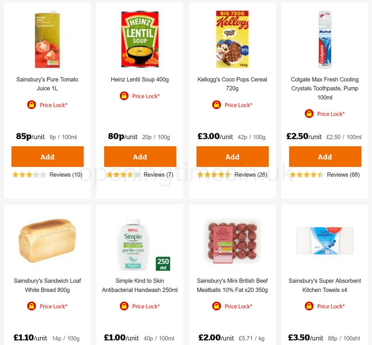 Sainsbury's Offers from 15 January