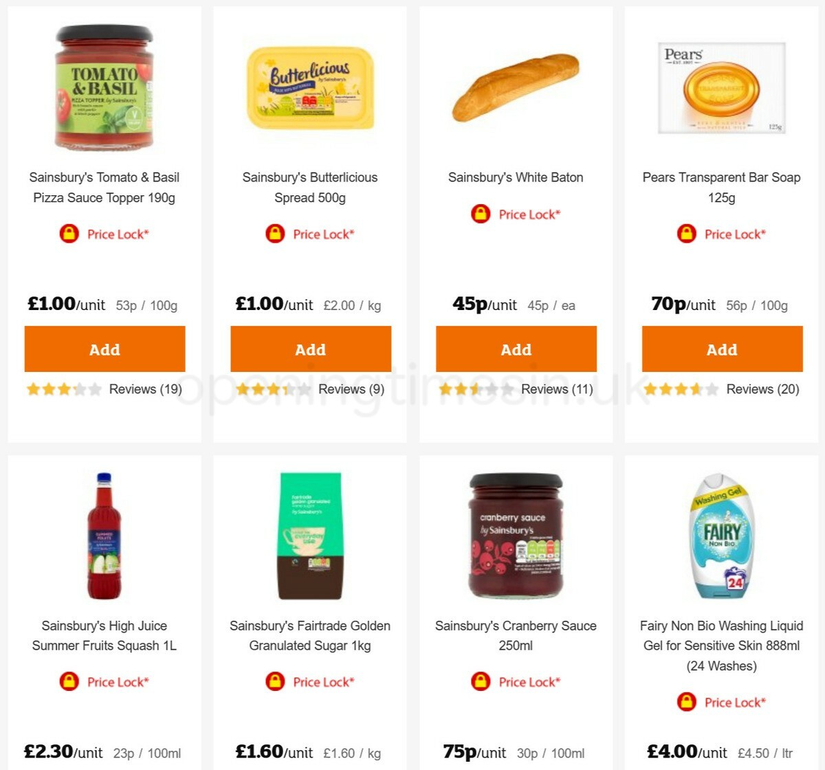 Sainsbury's Offers from 15 January