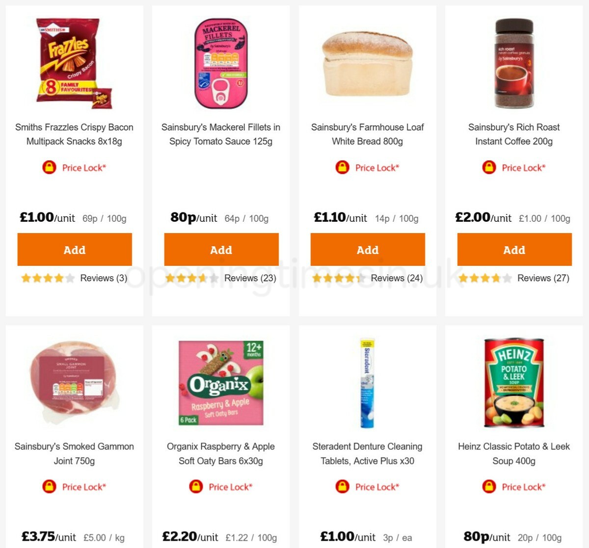 Sainsbury's Offers from 15 January