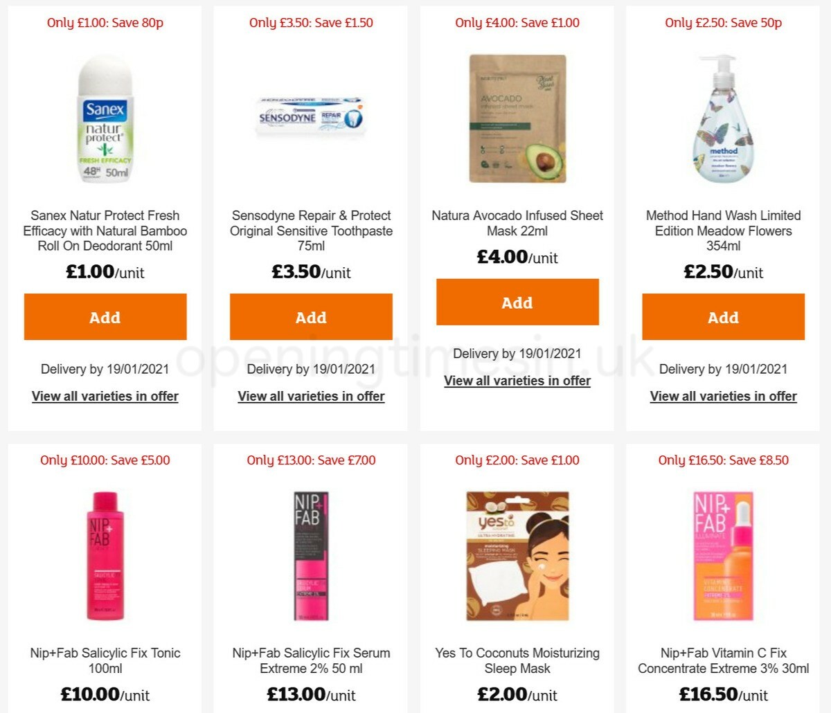 Sainsbury's Offers from 15 January