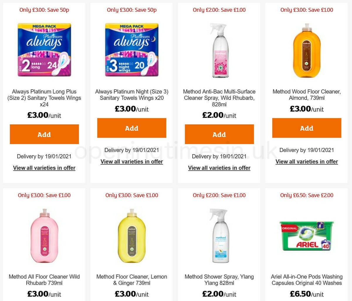 Sainsbury's Offers from 15 January