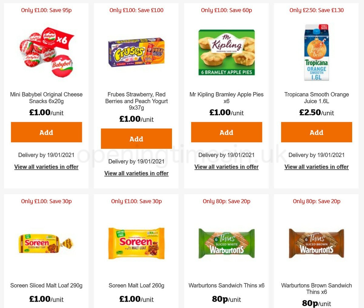 Sainsbury's Offers from 15 January