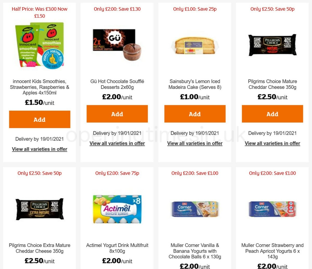 Sainsbury's Offers from 15 January