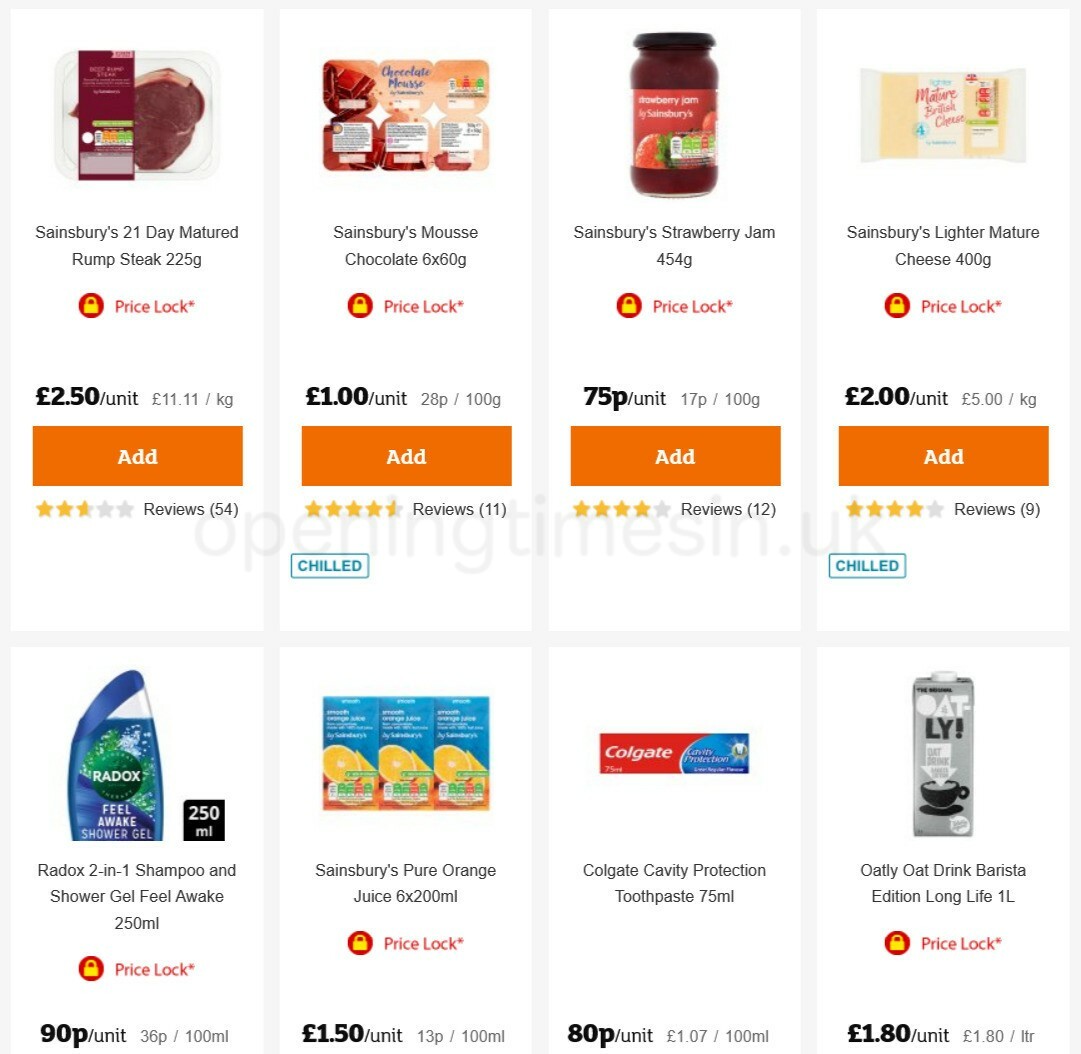 Sainsbury's Offers from 29 January