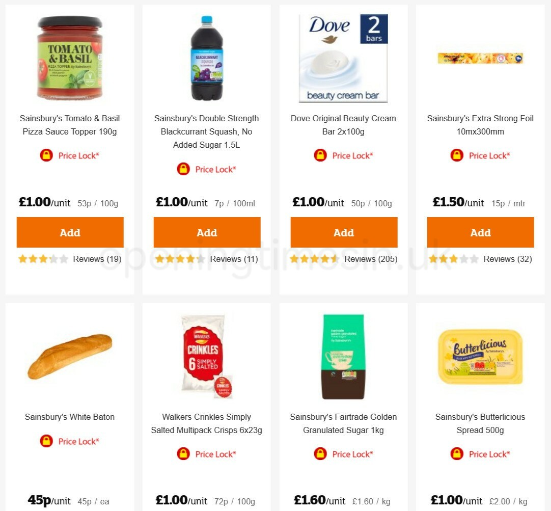 Sainsbury's Offers from 29 January