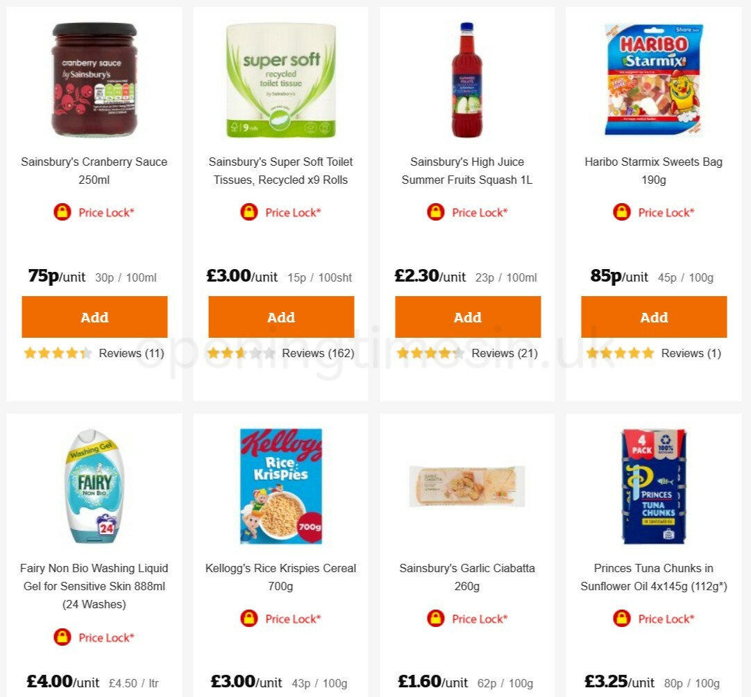 Sainsbury's Offers from 29 January