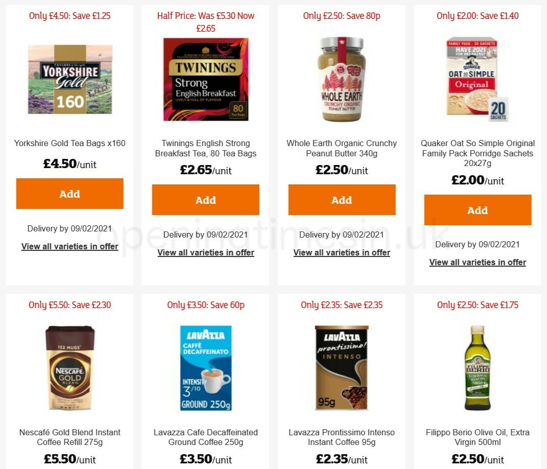 Sainsbury's Offers from 29 January