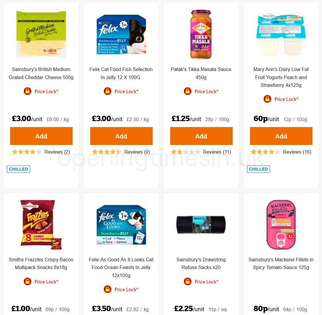 Sainsbury's Offers from 29 January