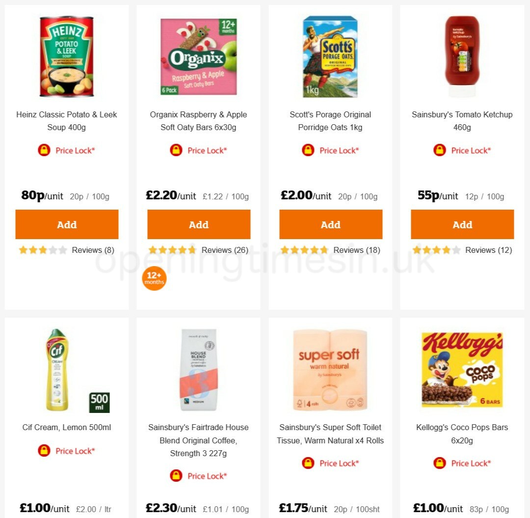 Sainsbury's Offers from 29 January