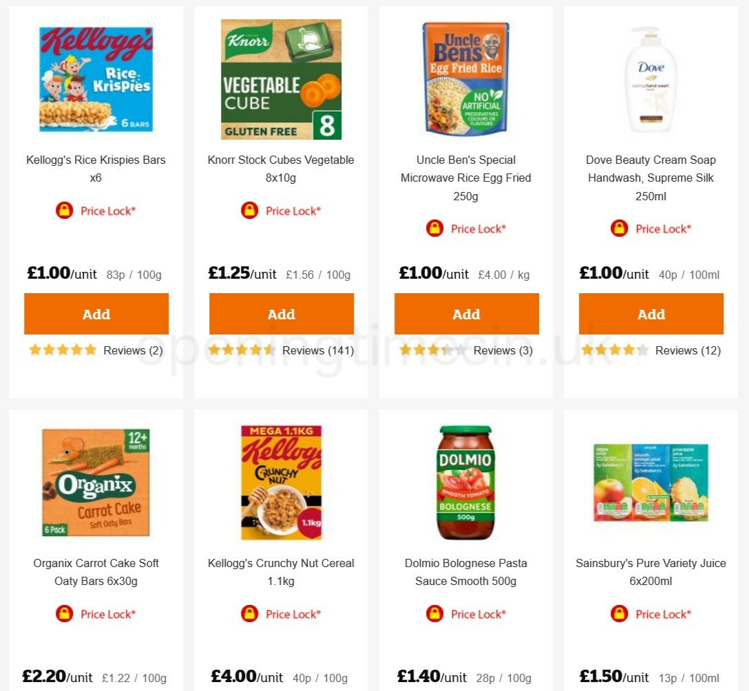 Sainsbury's Offers from 29 January