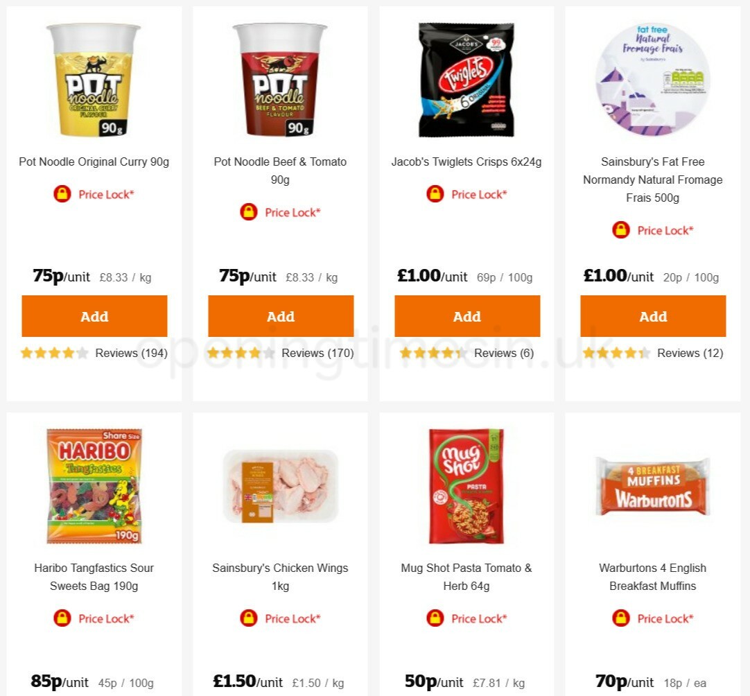 Sainsbury's Offers from 29 January