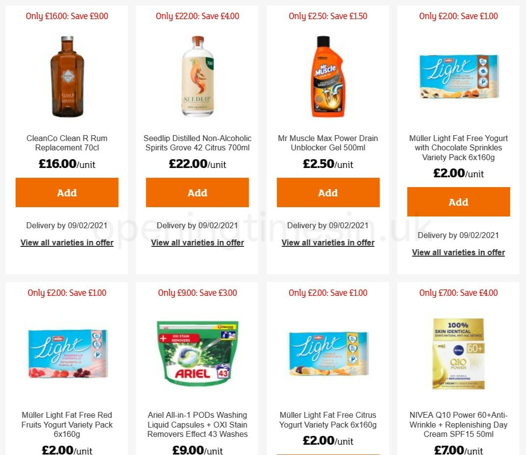 Sainsbury's Offers from 29 January