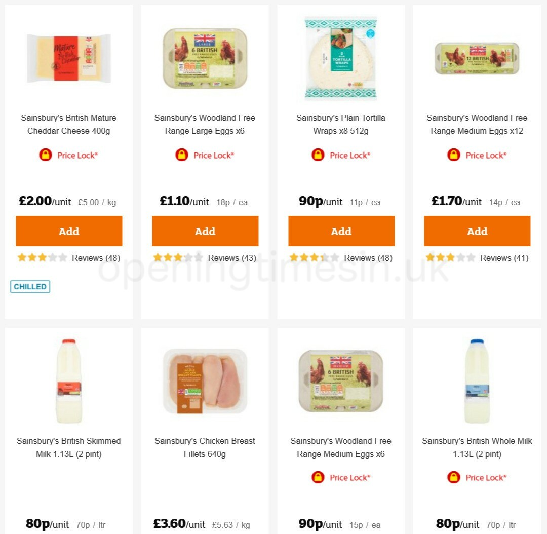 Sainsbury's Offers from 29 January