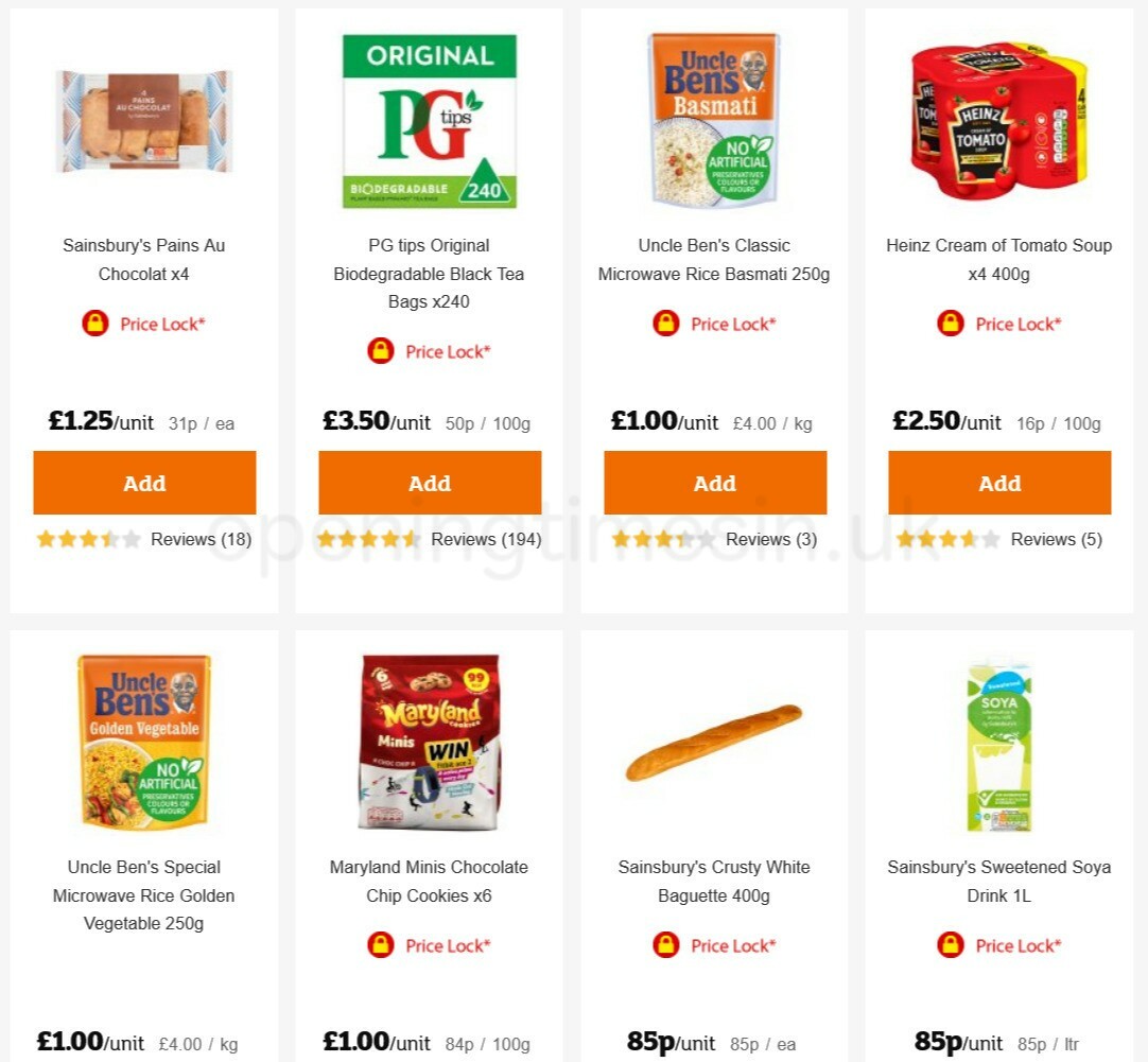 Sainsbury's Offers from 29 January