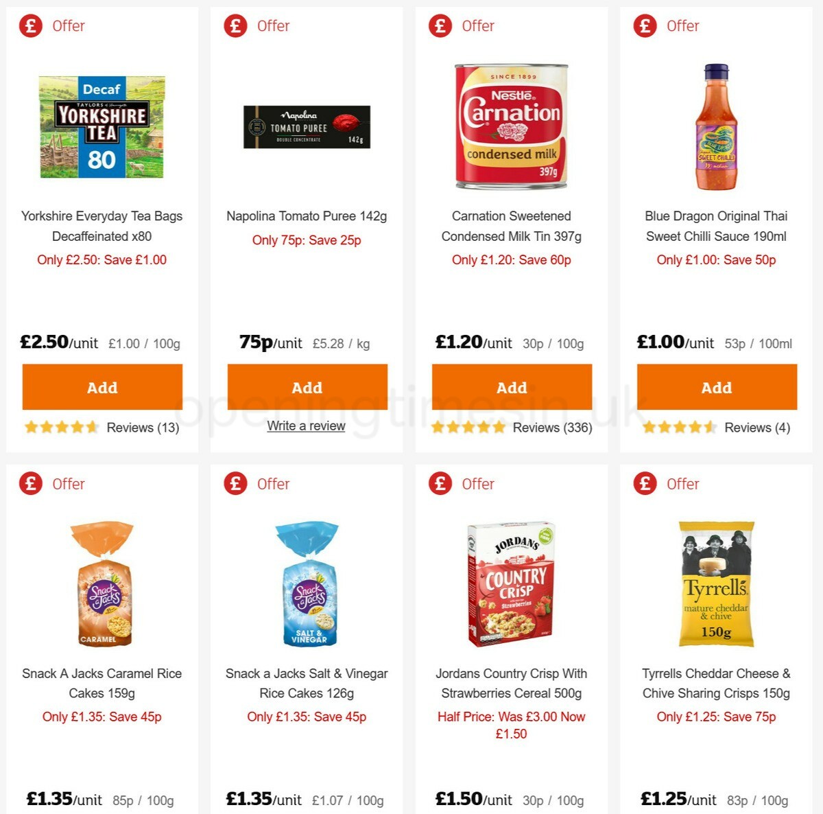 Sainsbury's Offers from 19 February