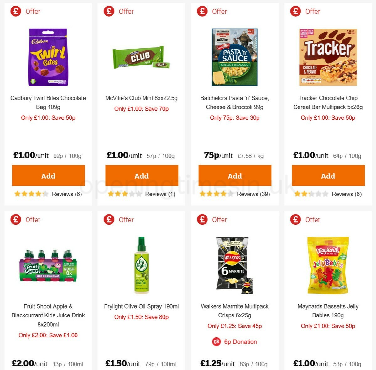 Sainsbury's Offers from 19 February