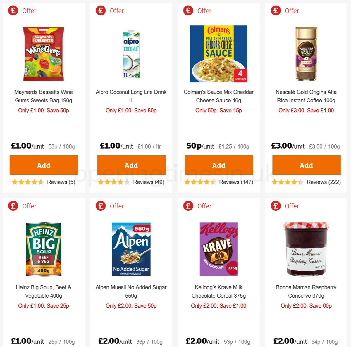 Sainsbury's Offers from 19 February