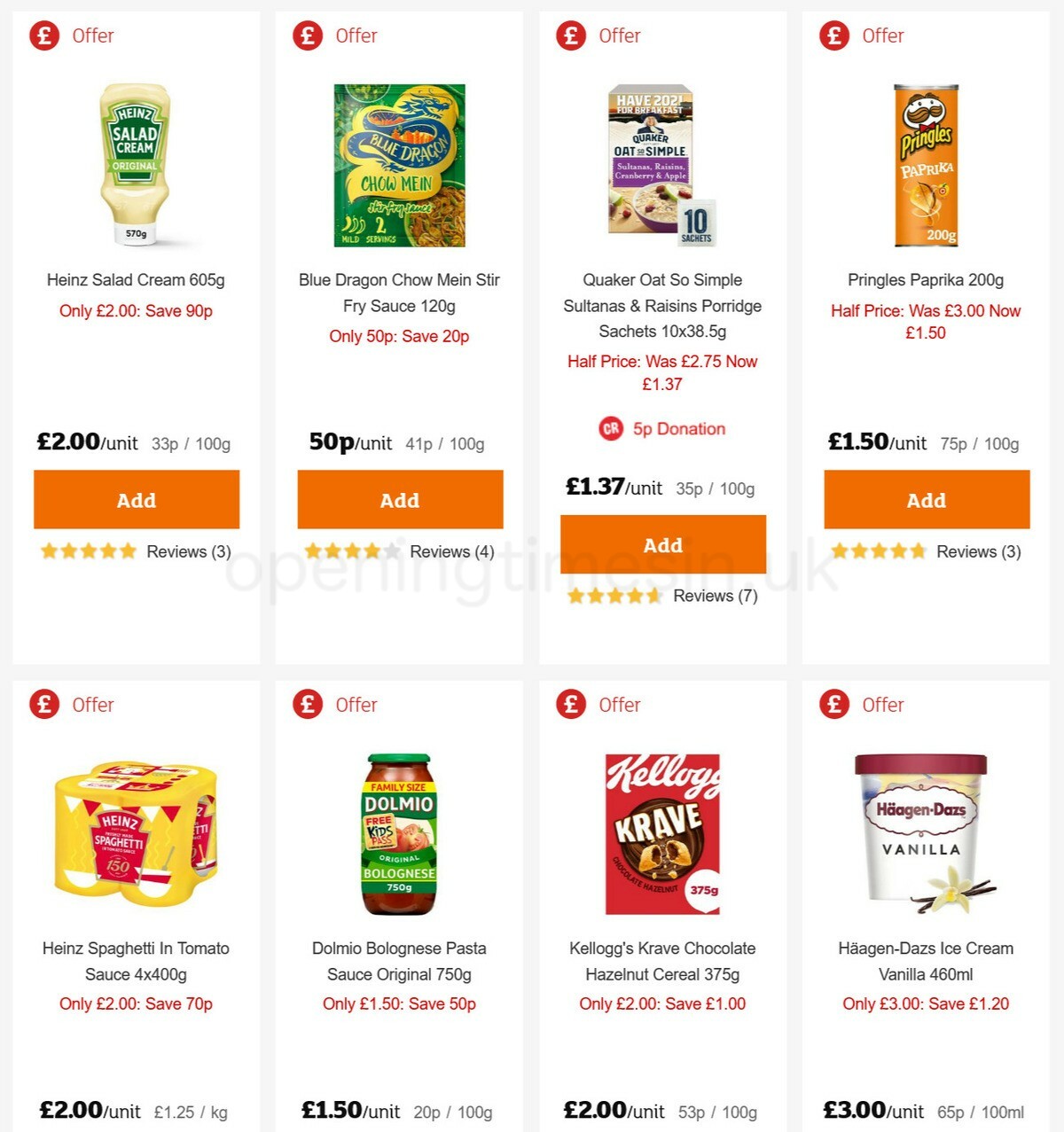 Sainsbury's Offers from 19 February