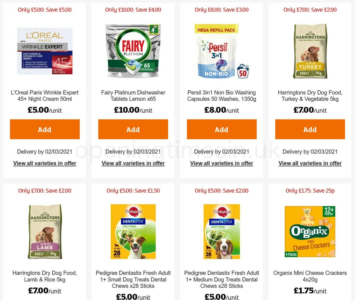 Sainsbury's Offers from 19 February