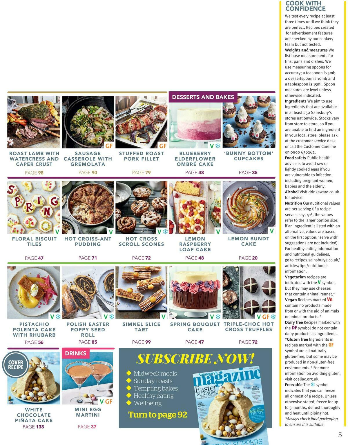 Sainsbury's Magazine March Offers from 1 March