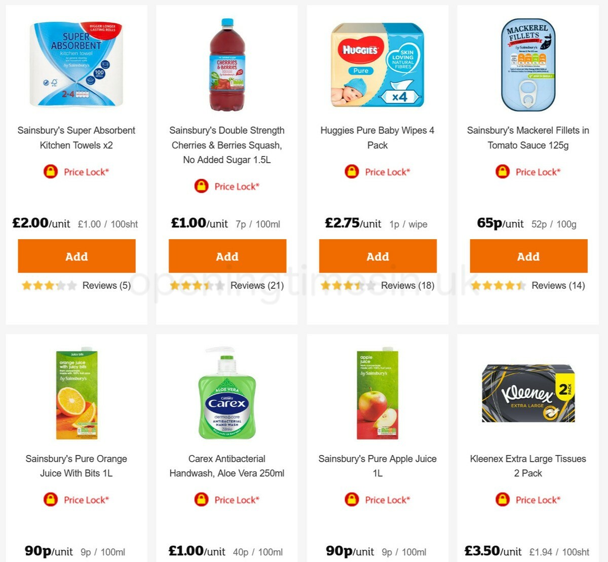 Sainsbury's Offers from 19 March