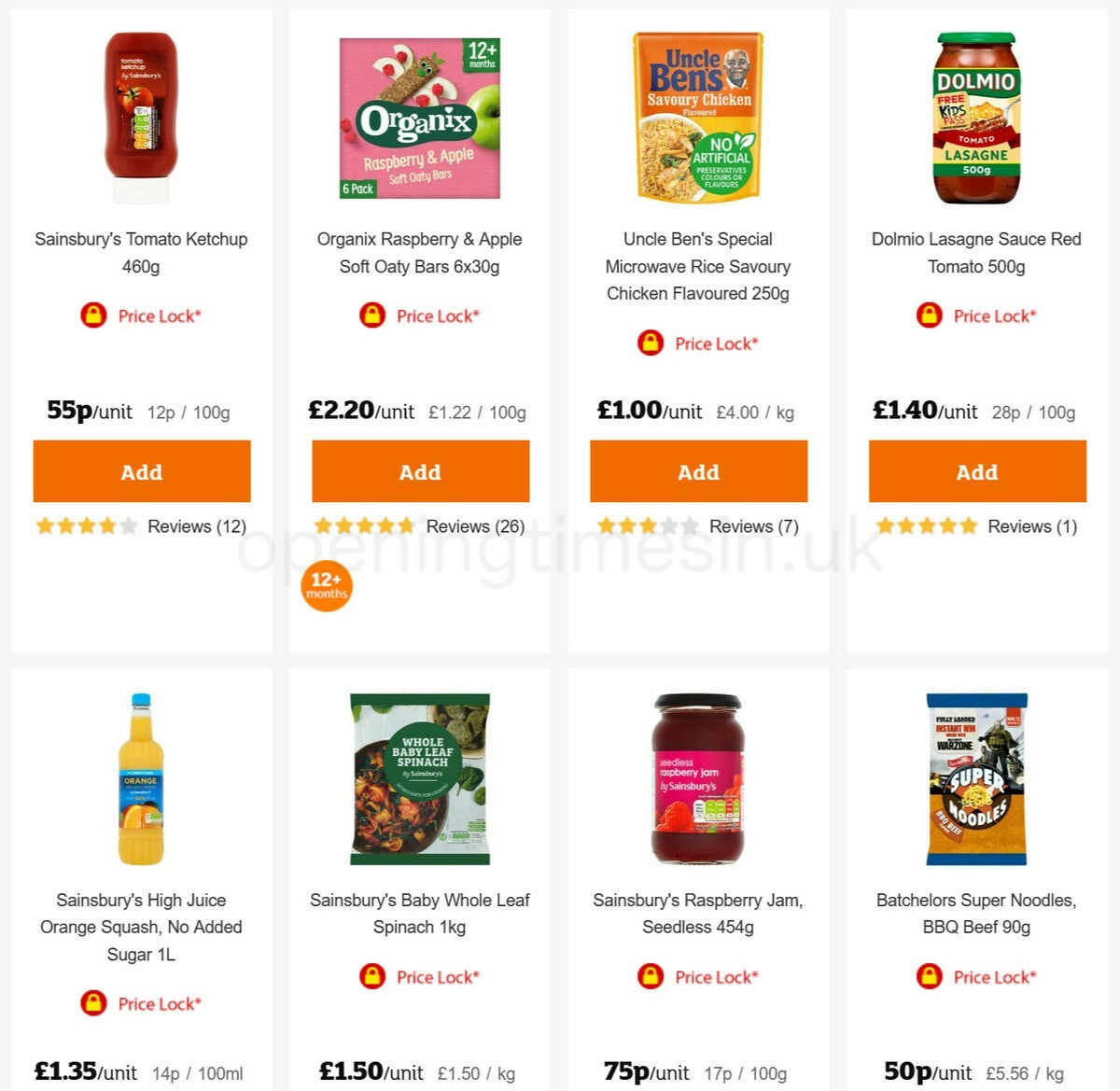 Sainsbury's Offers from 19 March