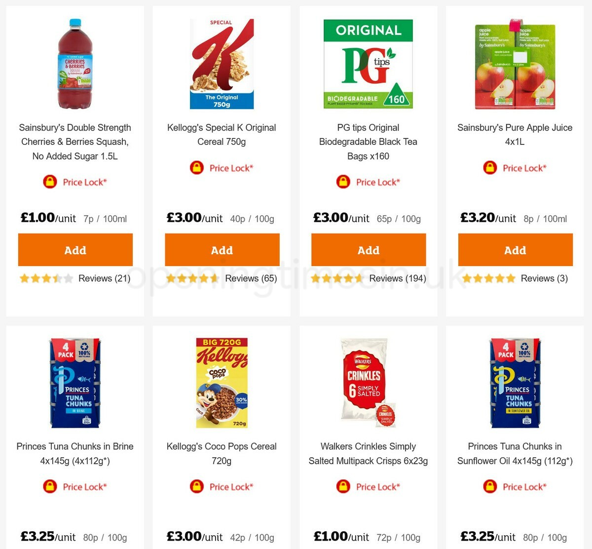 Sainsbury's Offers from 25 March