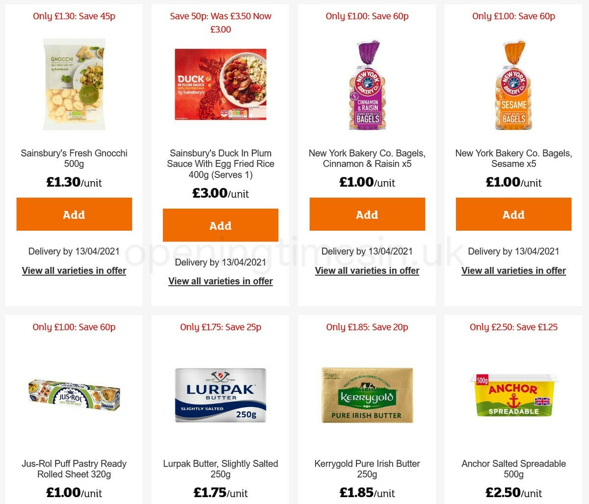 Sainsbury's Offers from 25 March