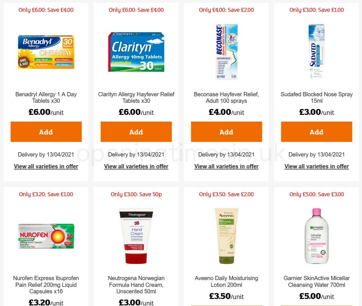 Sainsbury's Offers from 25 March