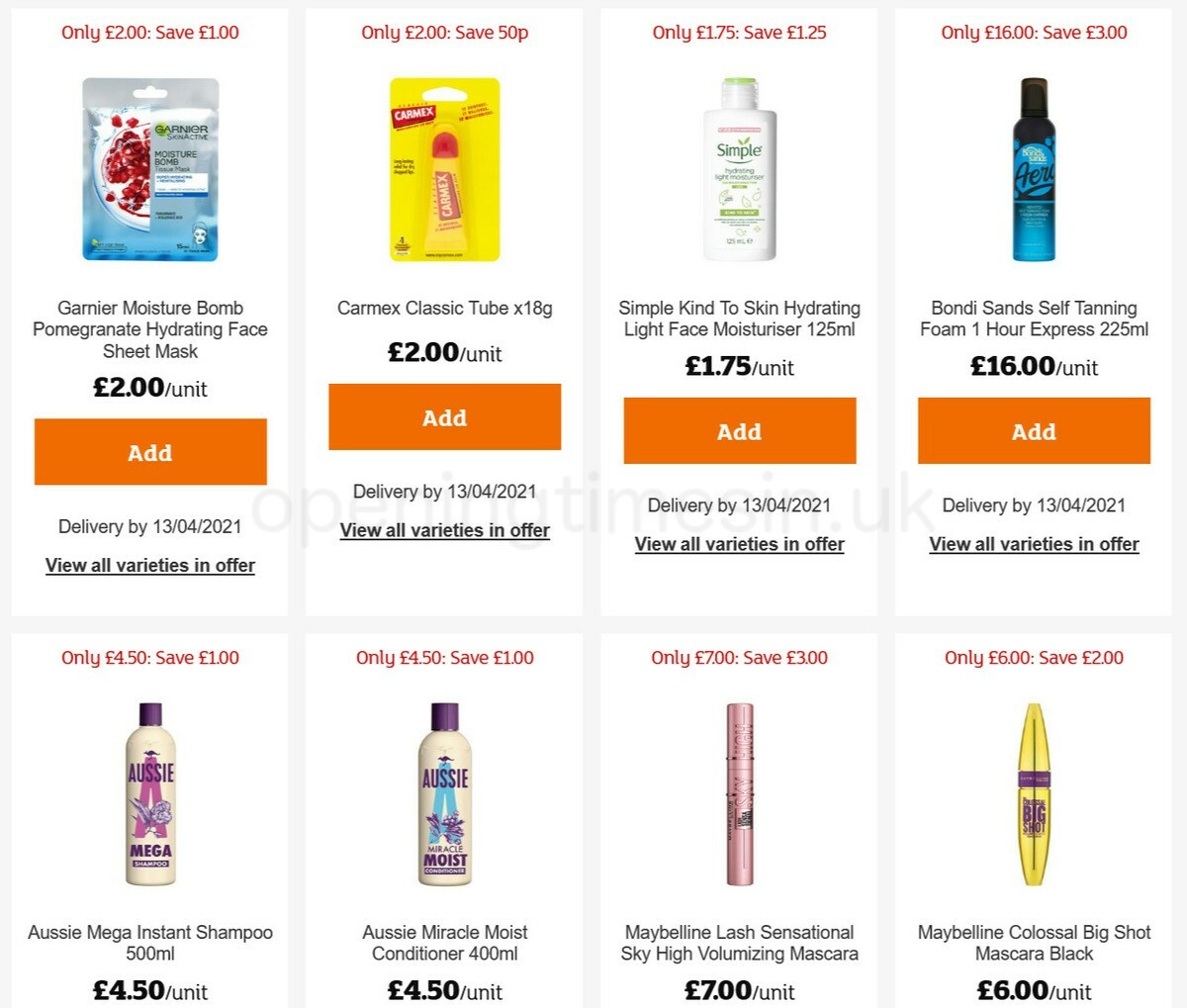 Sainsbury's Offers from 25 March