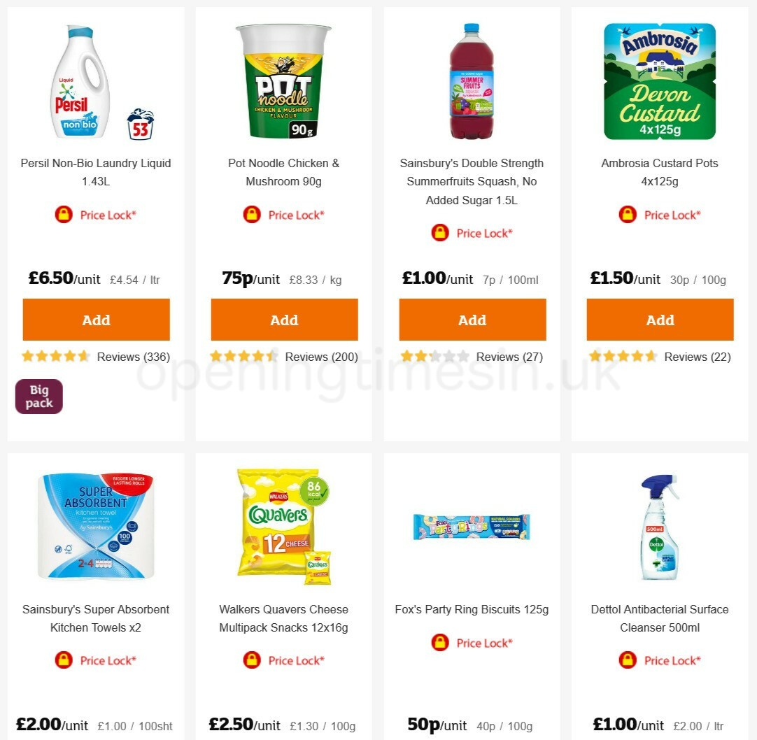 Sainsbury's Offers from 9 April