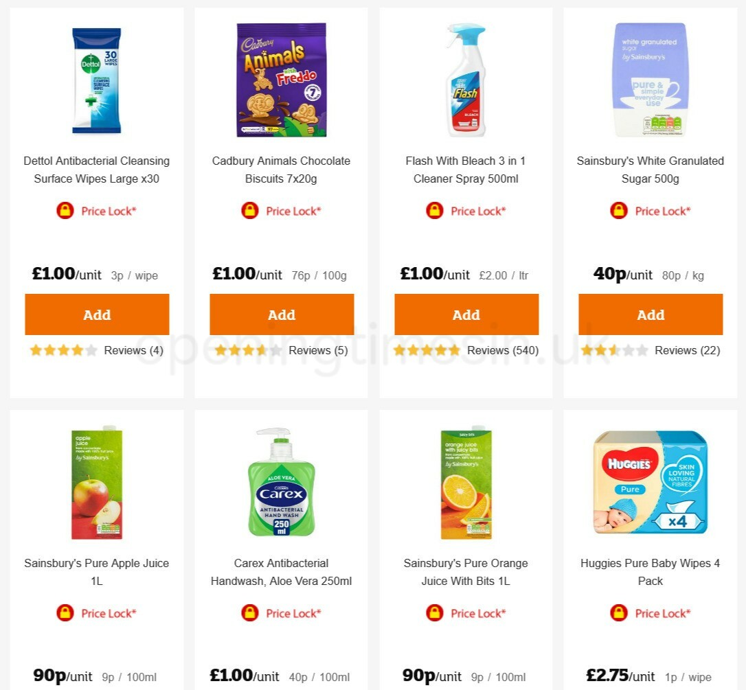 Sainsbury's Offers from 9 April