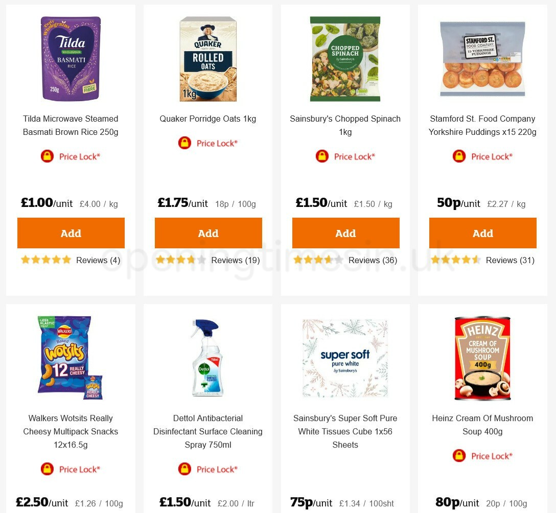 Sainsbury's Offers from 9 April