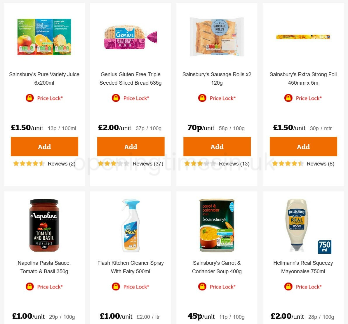 Sainsbury's Offers from 30 April