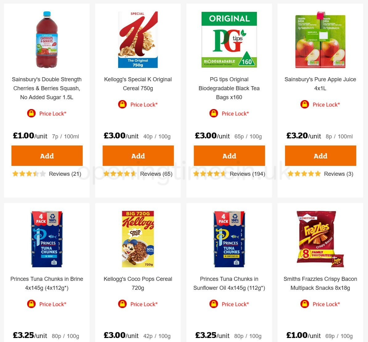 Sainsbury's Offers from 30 April